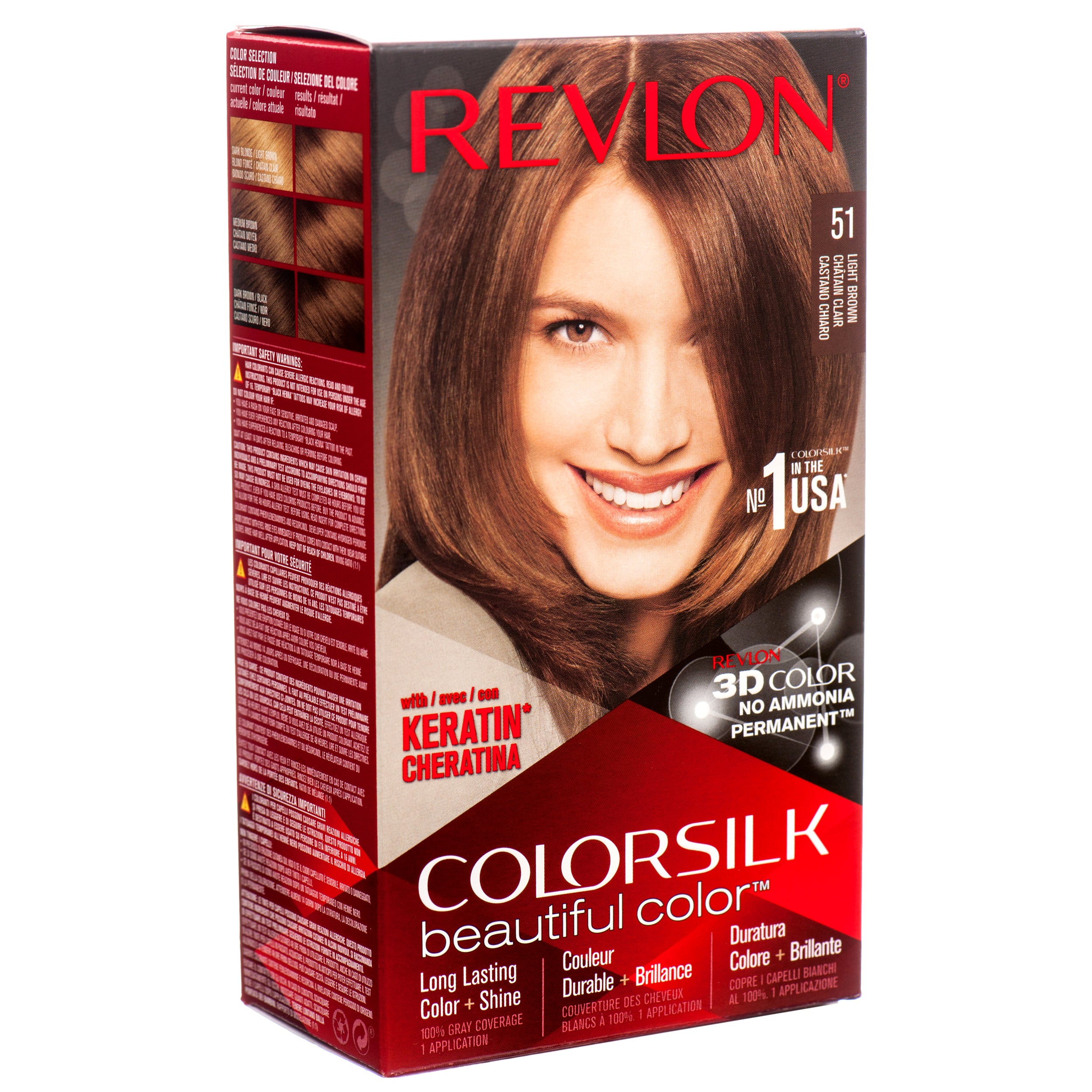 Colorsilk 51 #Light Brown (Pack Of 3)