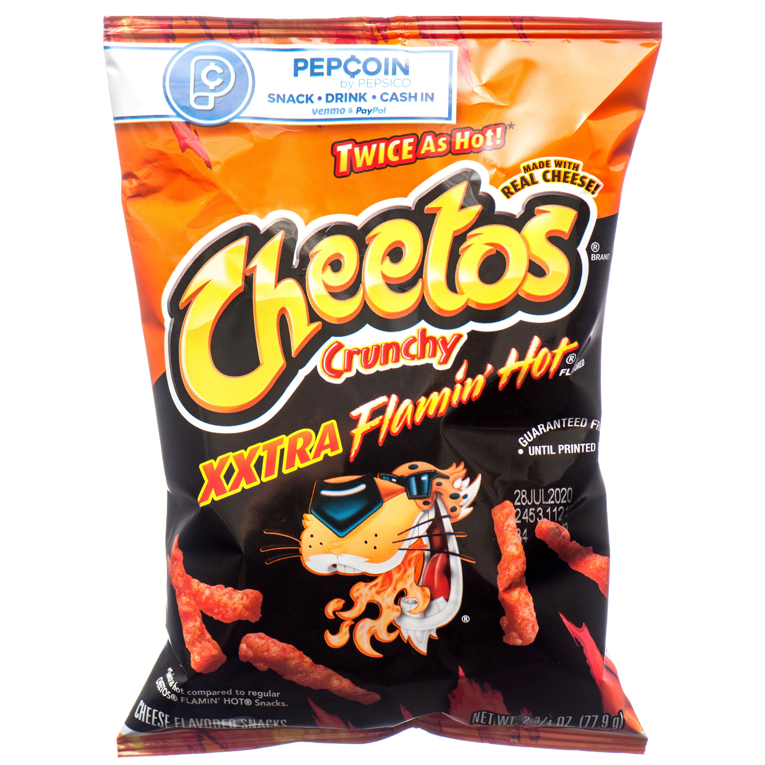 Cheetos Crunchy Xxtra Flamin' Hot Snack, 2.75 oz (32 Pack)