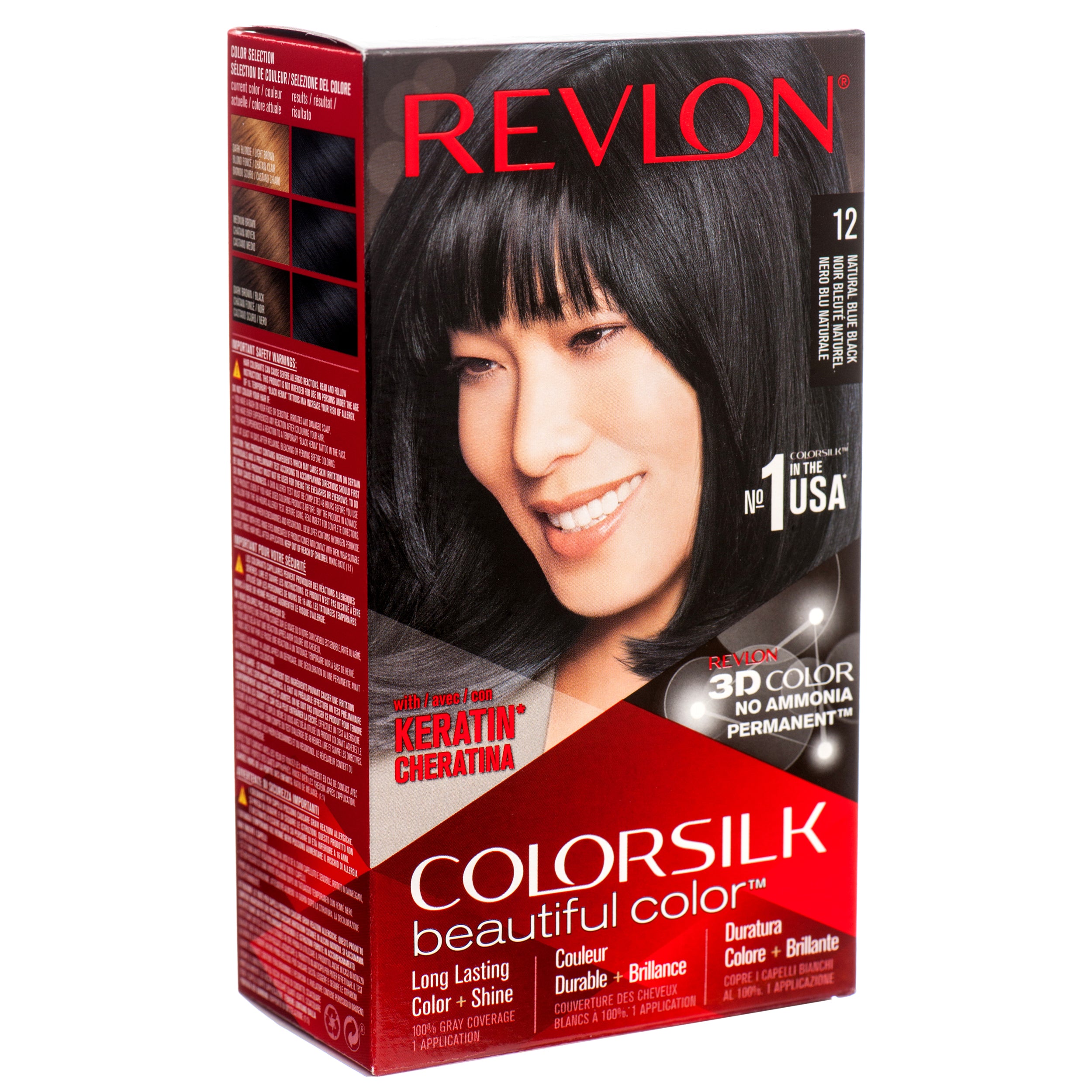 Colorsilk 12 #Blue Black (Pack Of 3)