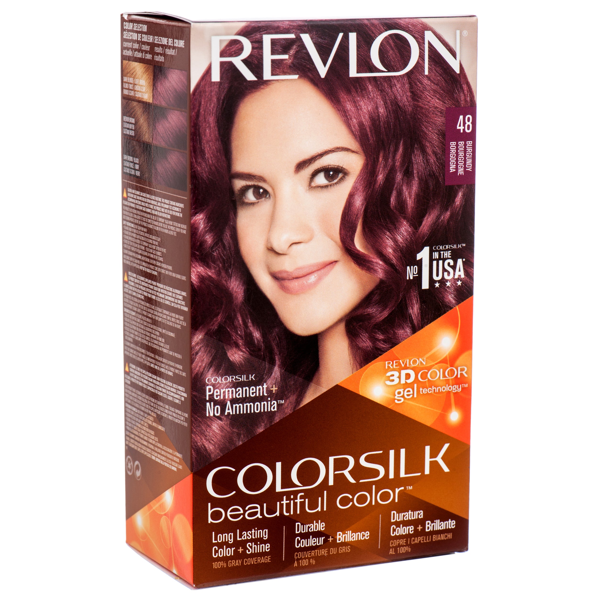 Colorsilk 48 #Burgundy (Pack Of 3)