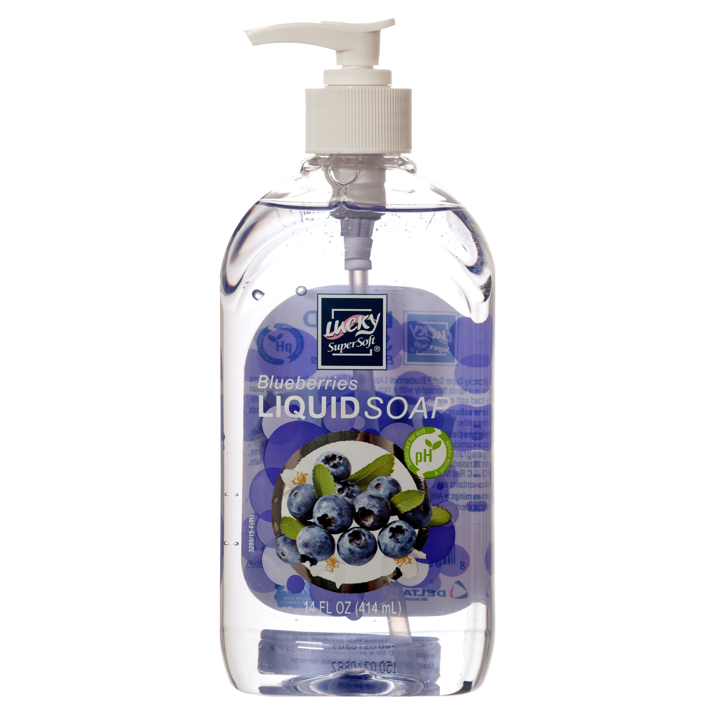 Lucky Liquid Hand Soap Blueberry 14 Oz (Pack Of 1)
