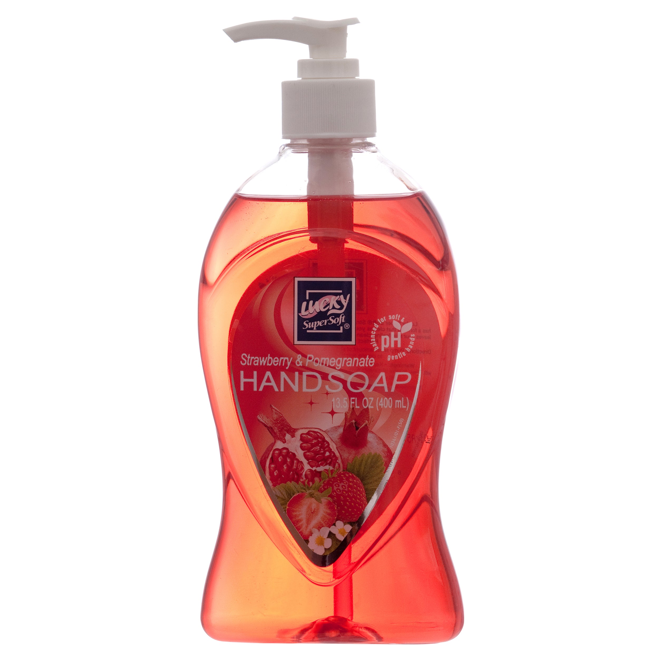 Lucky Liquid Hand Soap Strawberry & Pomegranate 13.5 Oz (Pack Of 1)