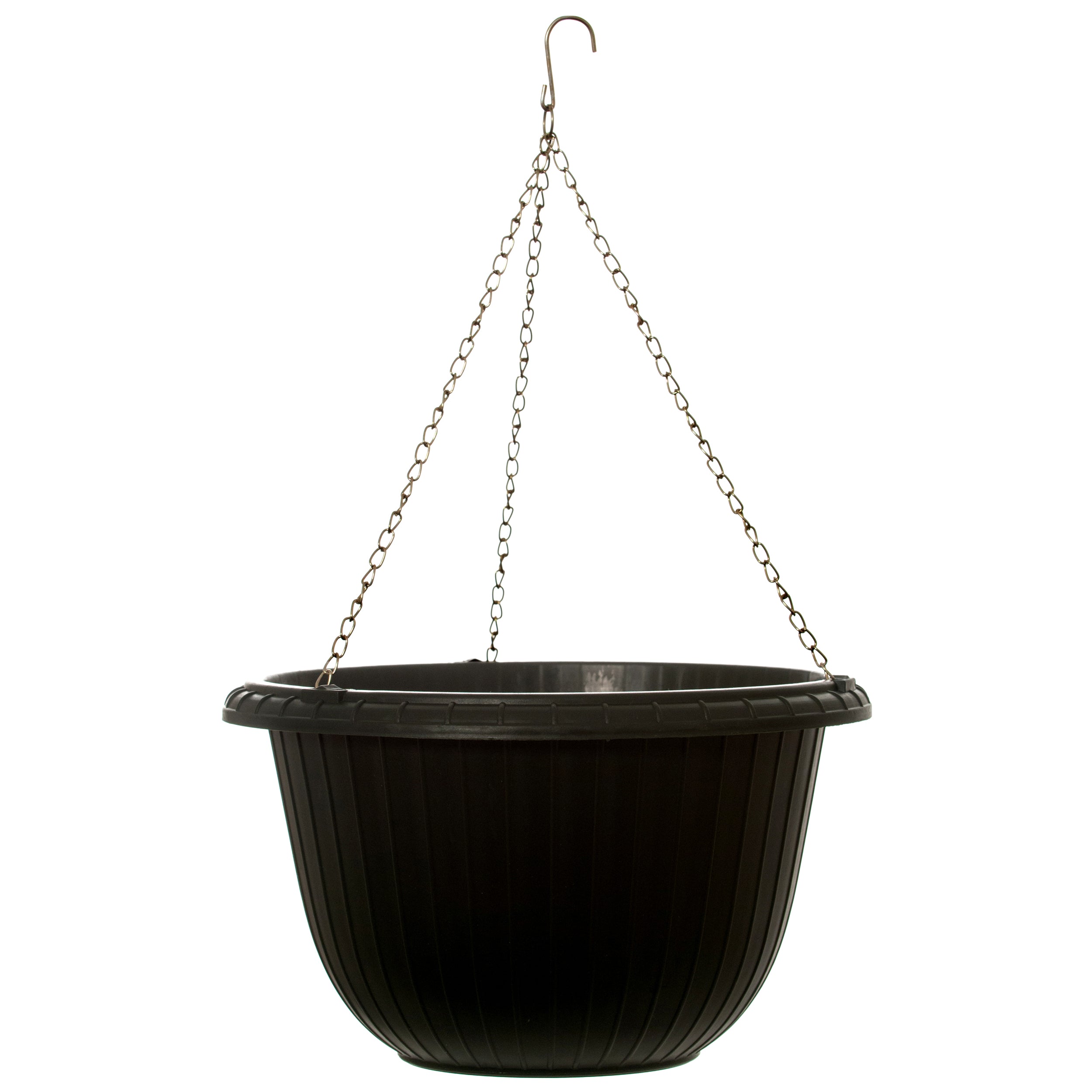 Planter Rd 11.5" Plastic Asst Clrs (Pack Of 1)