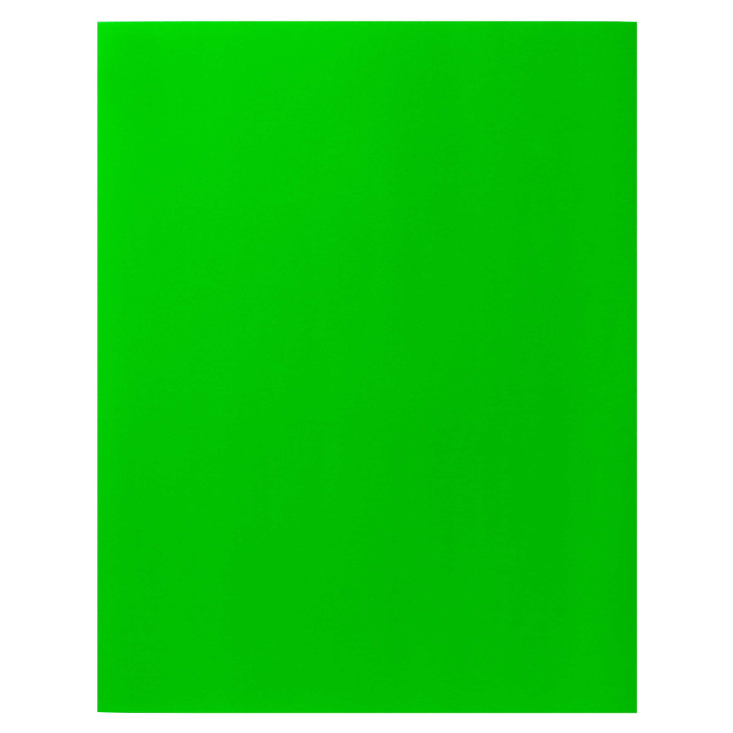Neon Green Poster Board, 22" x 28" (25 Pack)