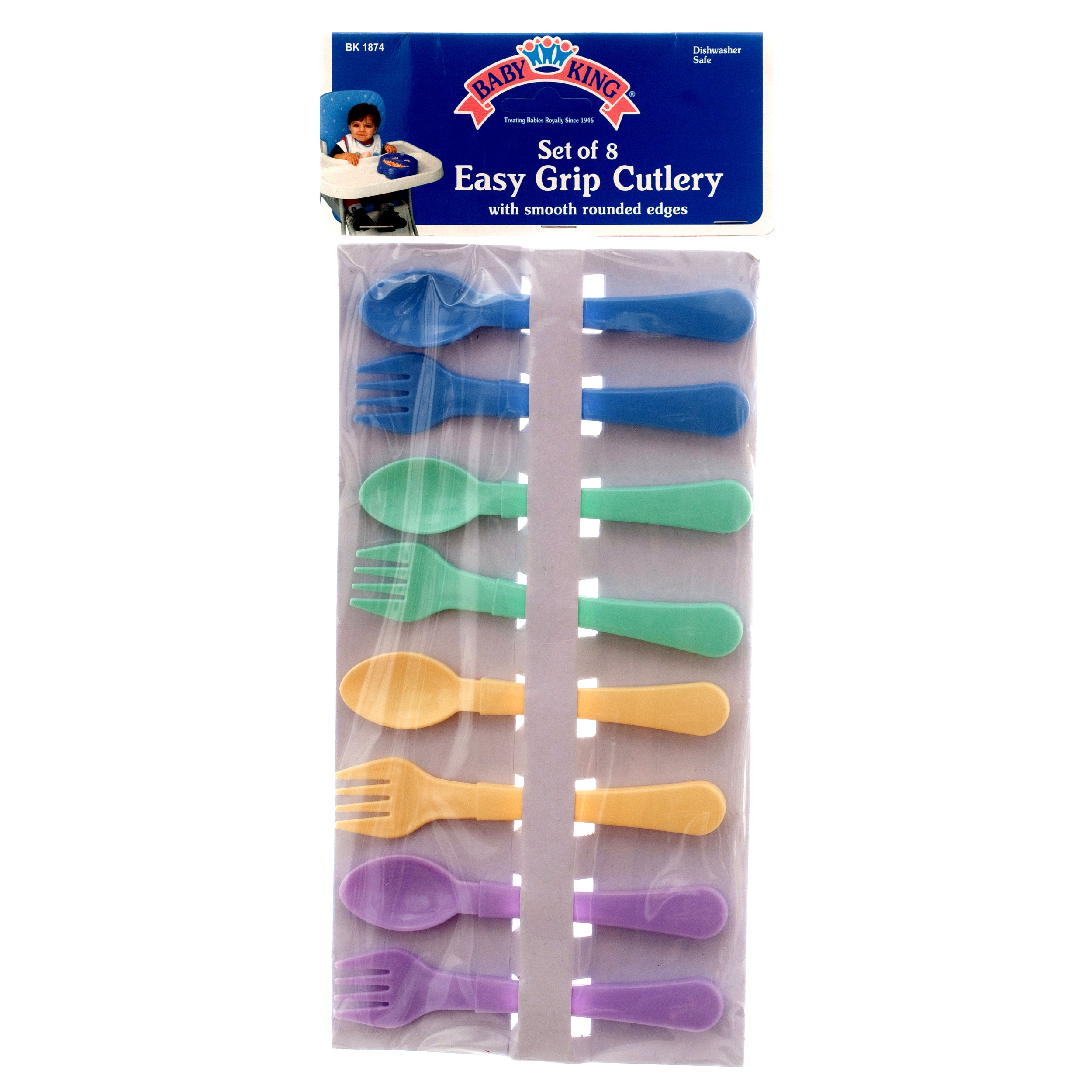 Baby Fork & Spoon Cutlery 6-Piece Set (12 Pack)