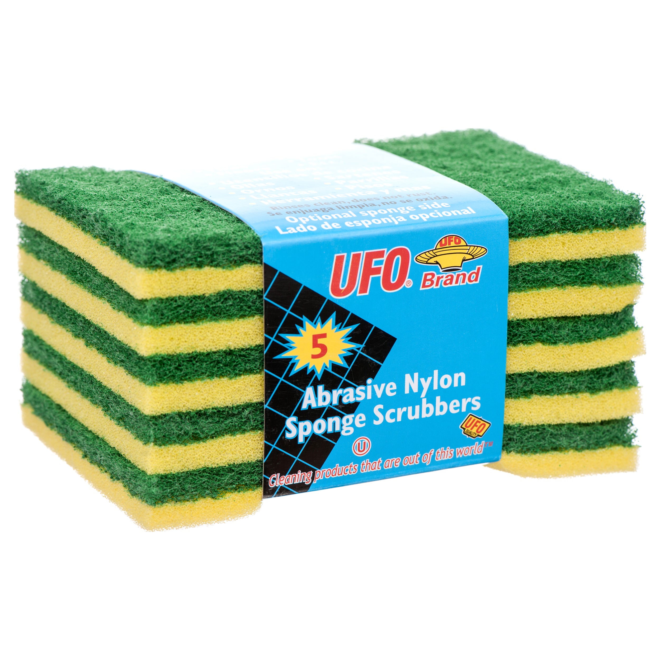 Ufo Sponge Scrubber 5 Pk (Pack Of 1)