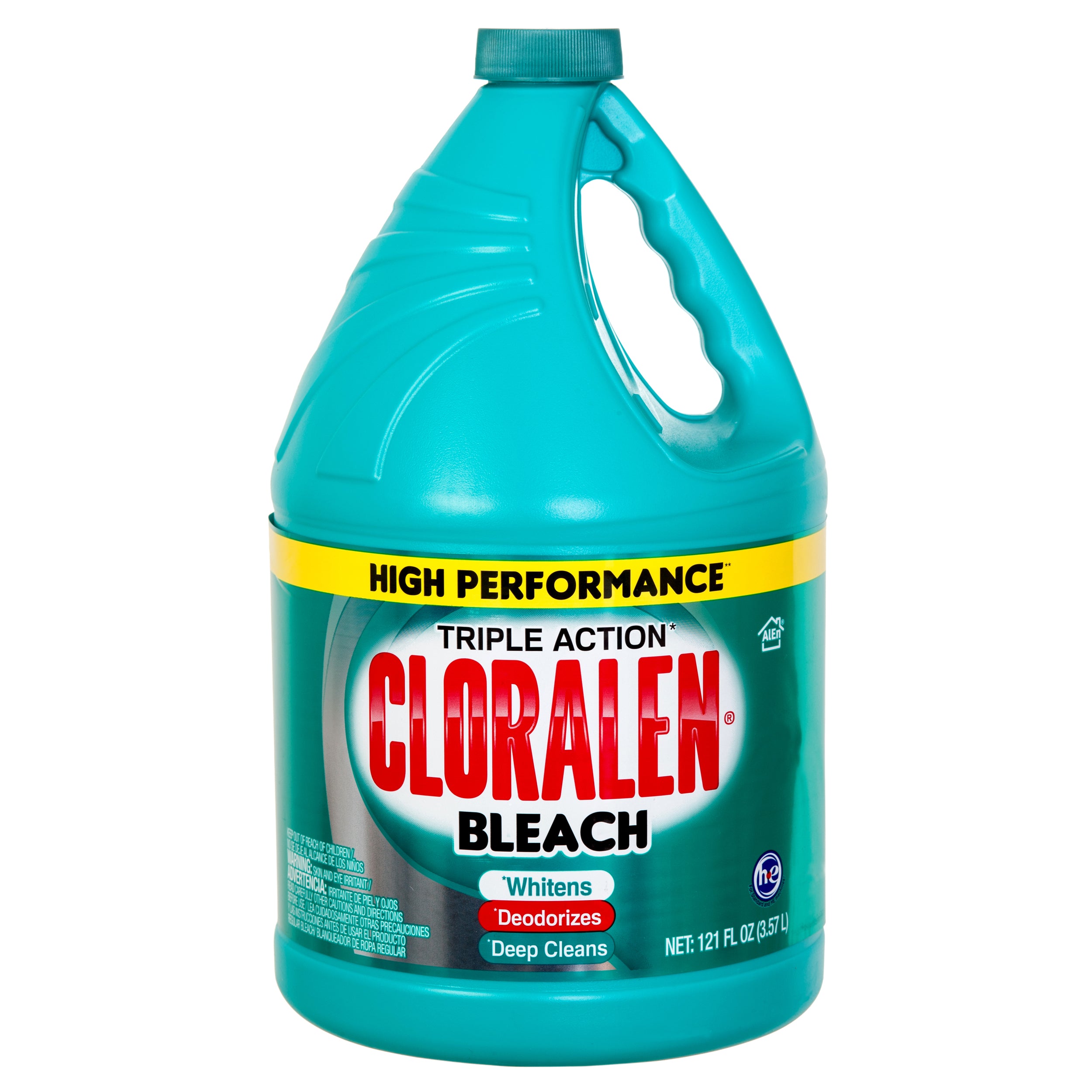 Cloralen Triple Action Bleach, Regular, 121 oz (6 Pack)