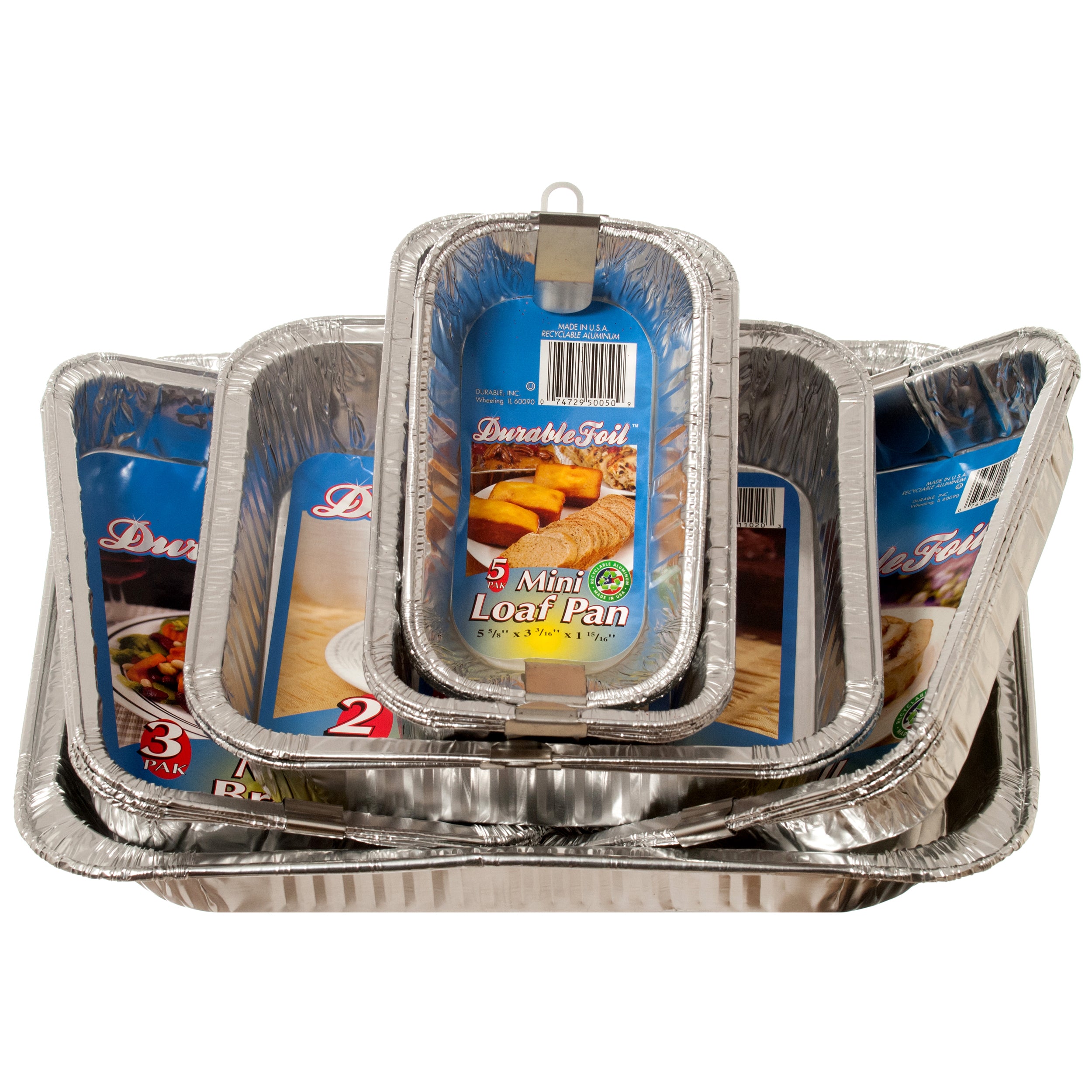 Durable Aluminum Bakeware 7-Piece Set, Assorted (134 Pack)