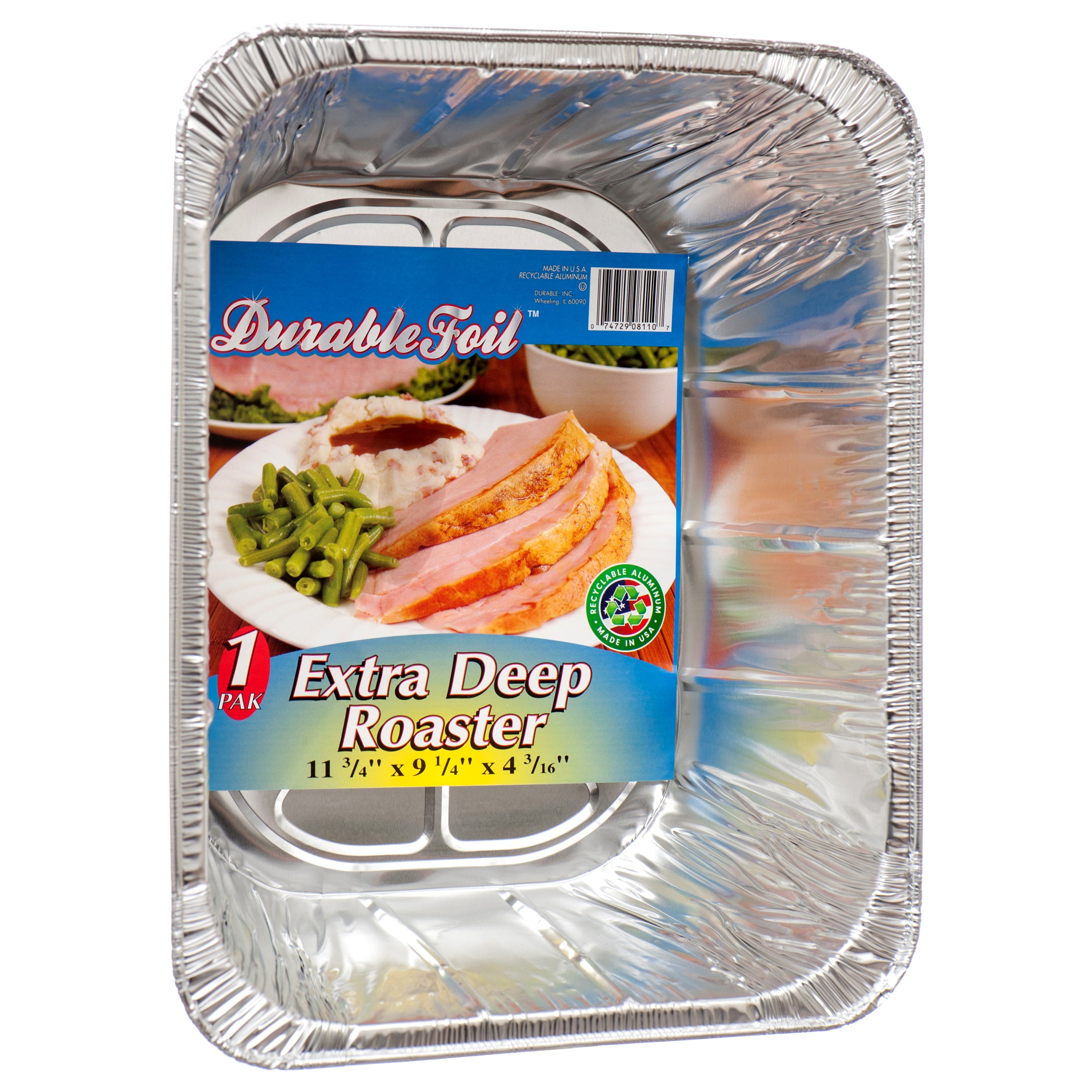 Durable Aluminum Roaster Rectangle Deep (Pack Of 1)