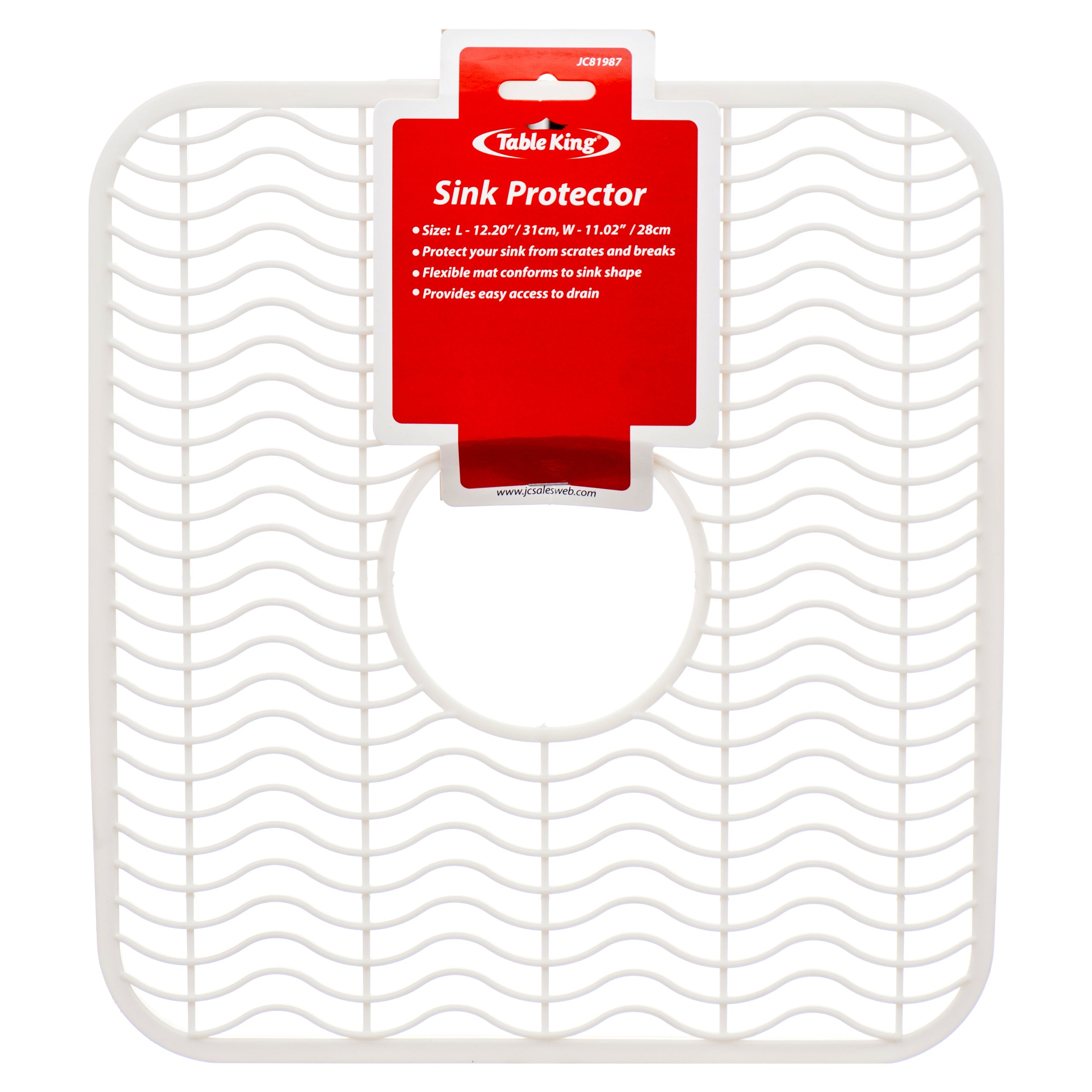 Plastic Sink Protector, 12" x 11" (24 Pack)
