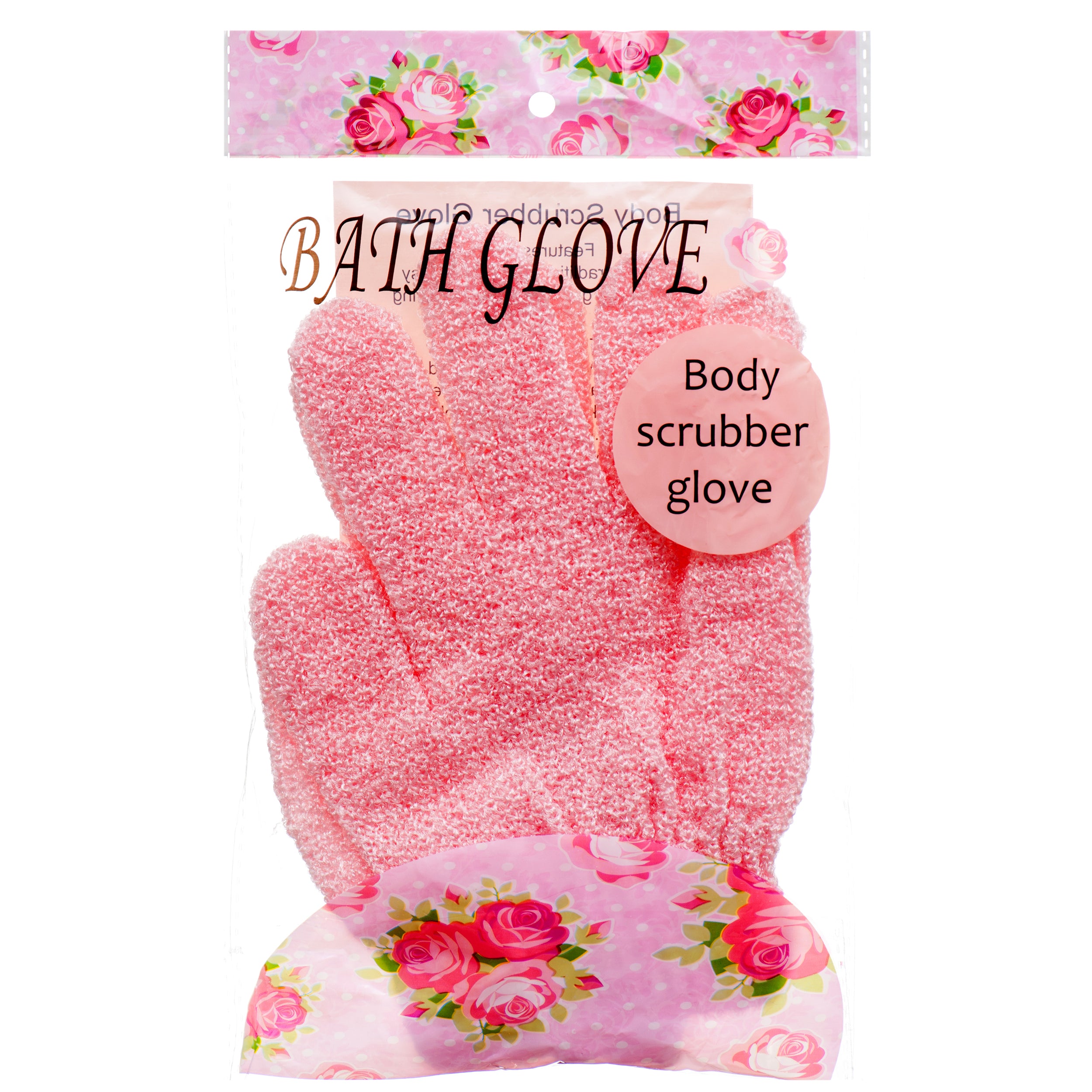 Shower Bath Glove 1 Pair Asst Clr (Pack Of 1)