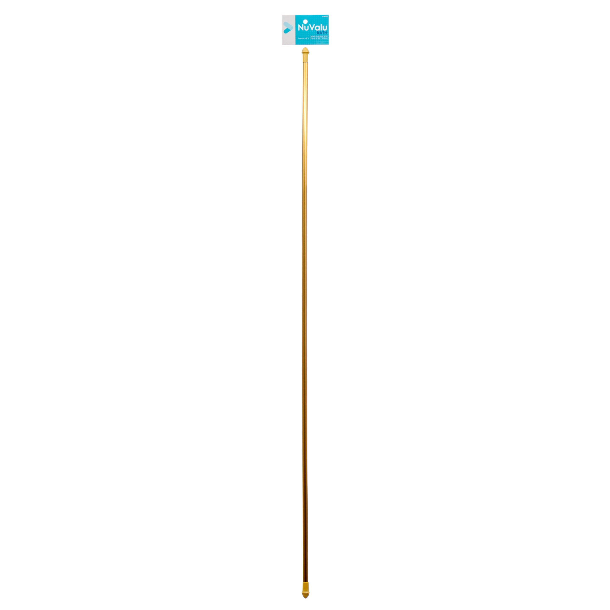 Nuvalu Curtain Rod Brass 48" To 84" (Pack Of 1)