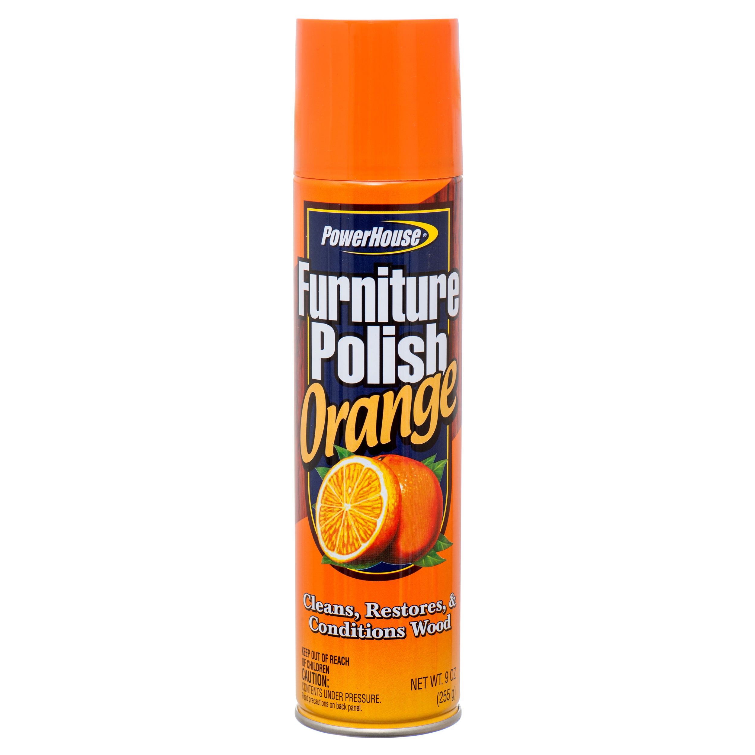 Aerosol Furniture Polish, Orange, 9 oz (12 Pack)