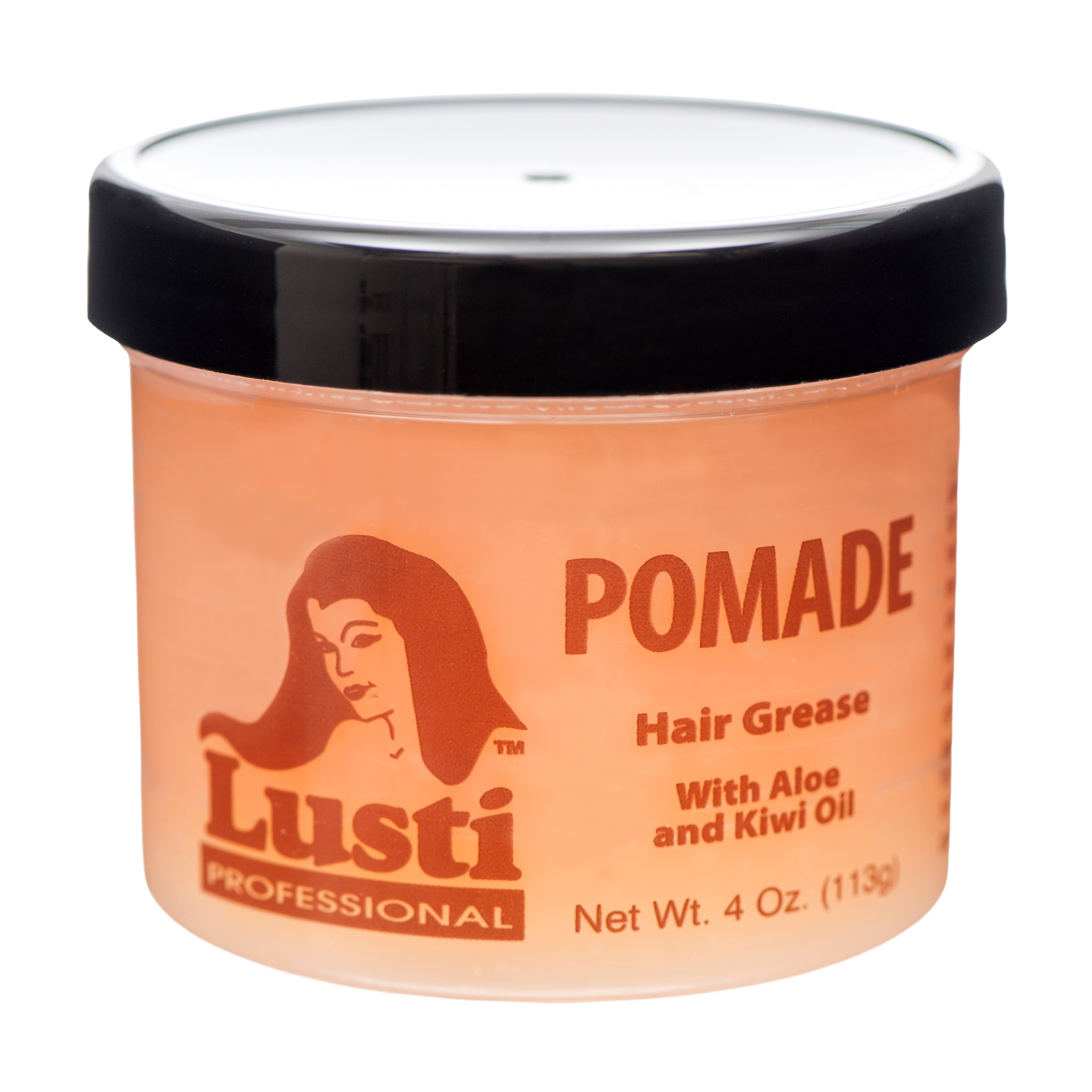 Lusti Professional pomade hair grease with aloe and kiwi oil 4 oz jar