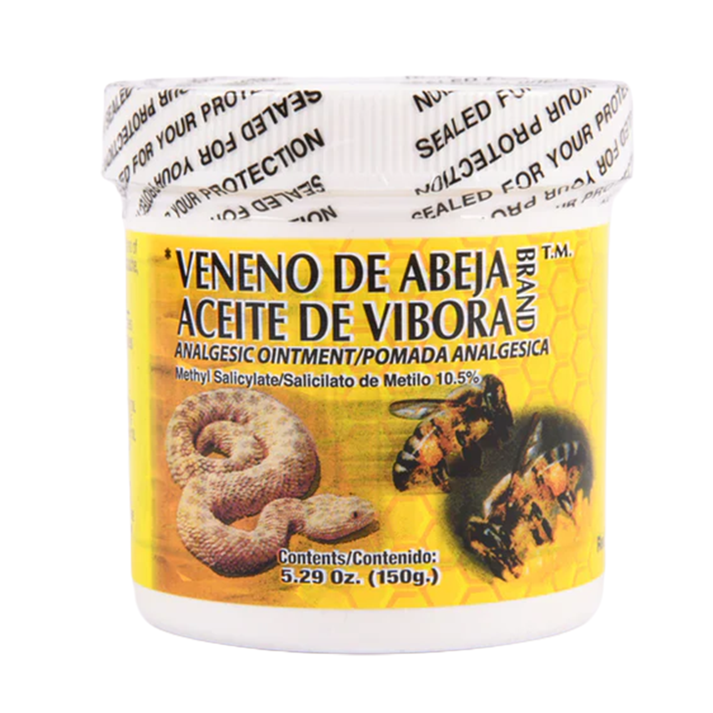 Veneno de Abeja Aceite de Vibora analgesic ointment 5oz topical pain relief cream with methyl salicylate