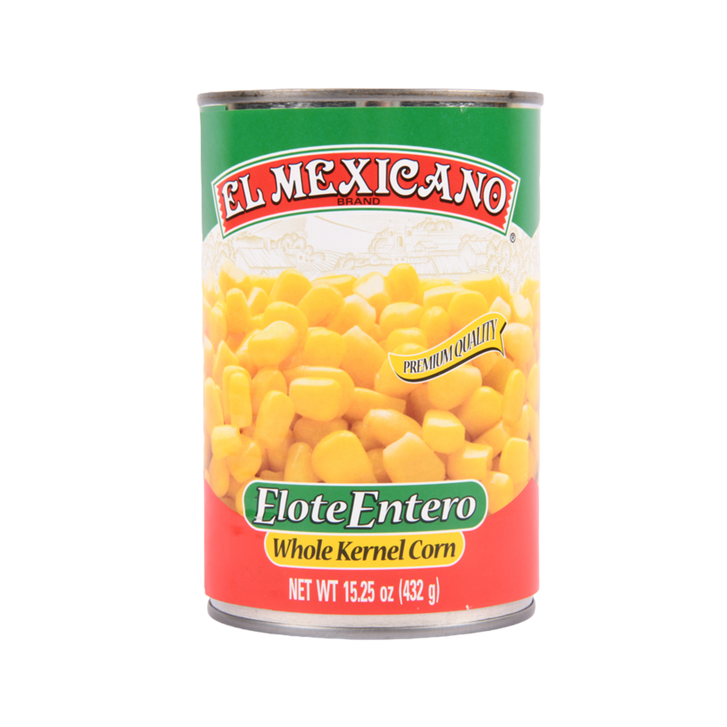 El Mexicano Whole Kernel Corn 15oz can Elote Entero in brine for cooking and recipes