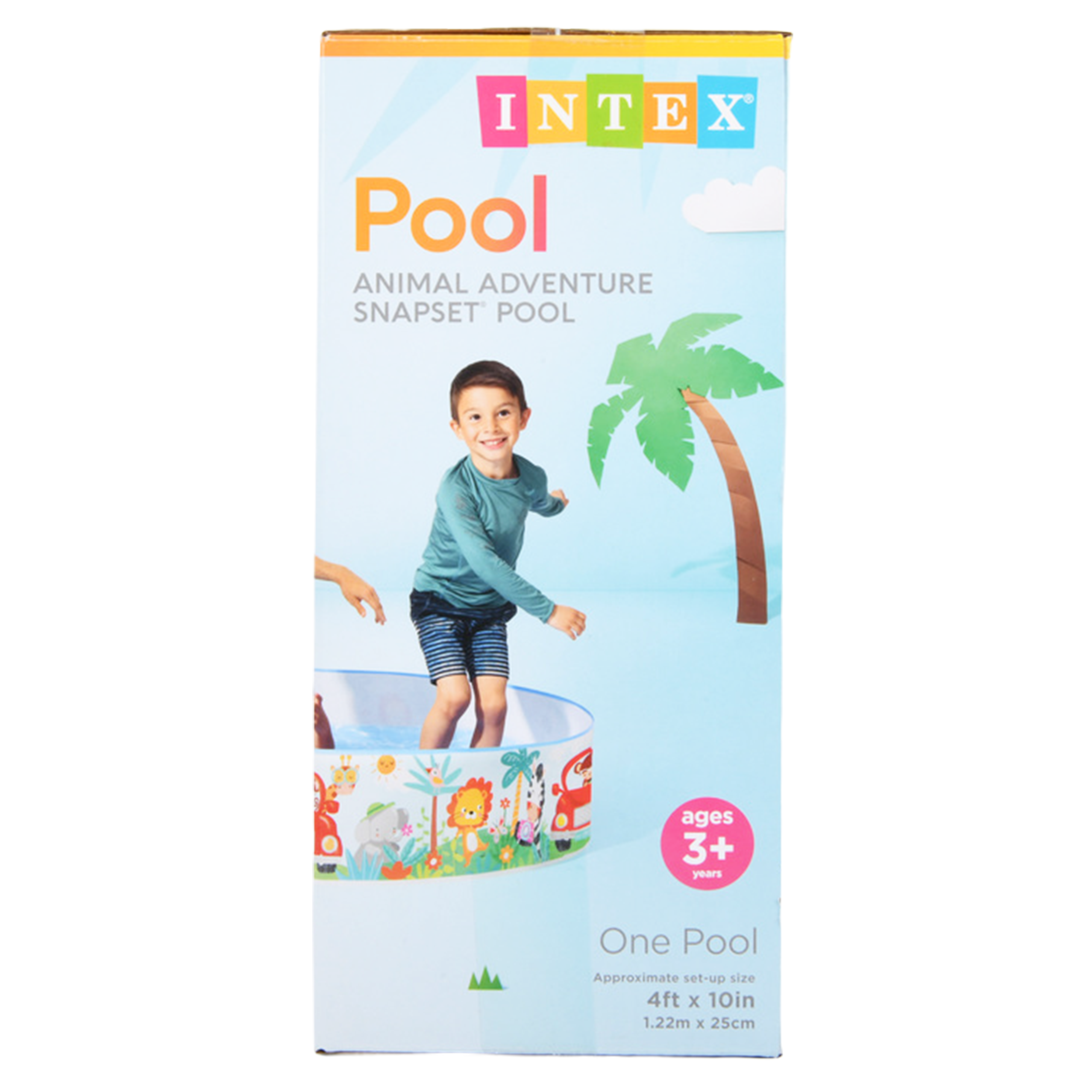 HS INTEX POOL DUCKLING 4'X10" SNAP SET (Pack Of 1)