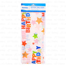 Navalu Table Cover Happy Birthday 54"X84" (24 Pack)