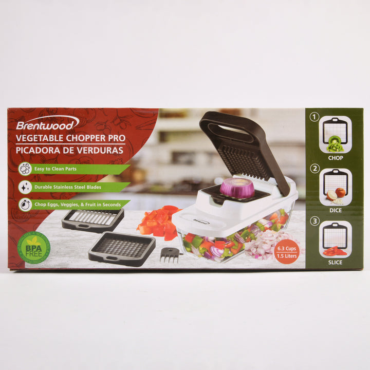 BRENTWOOD FOOD CHOPPER 6.3CUP CONTAINER(1 Count)