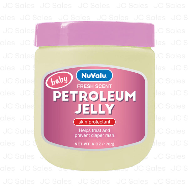 NuValu Baby Petroleum Jelly, 6 oz (24 Pack)