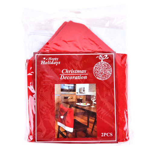 HX CHAIR COVER SANTA HAT 2 PC (12 PACK)