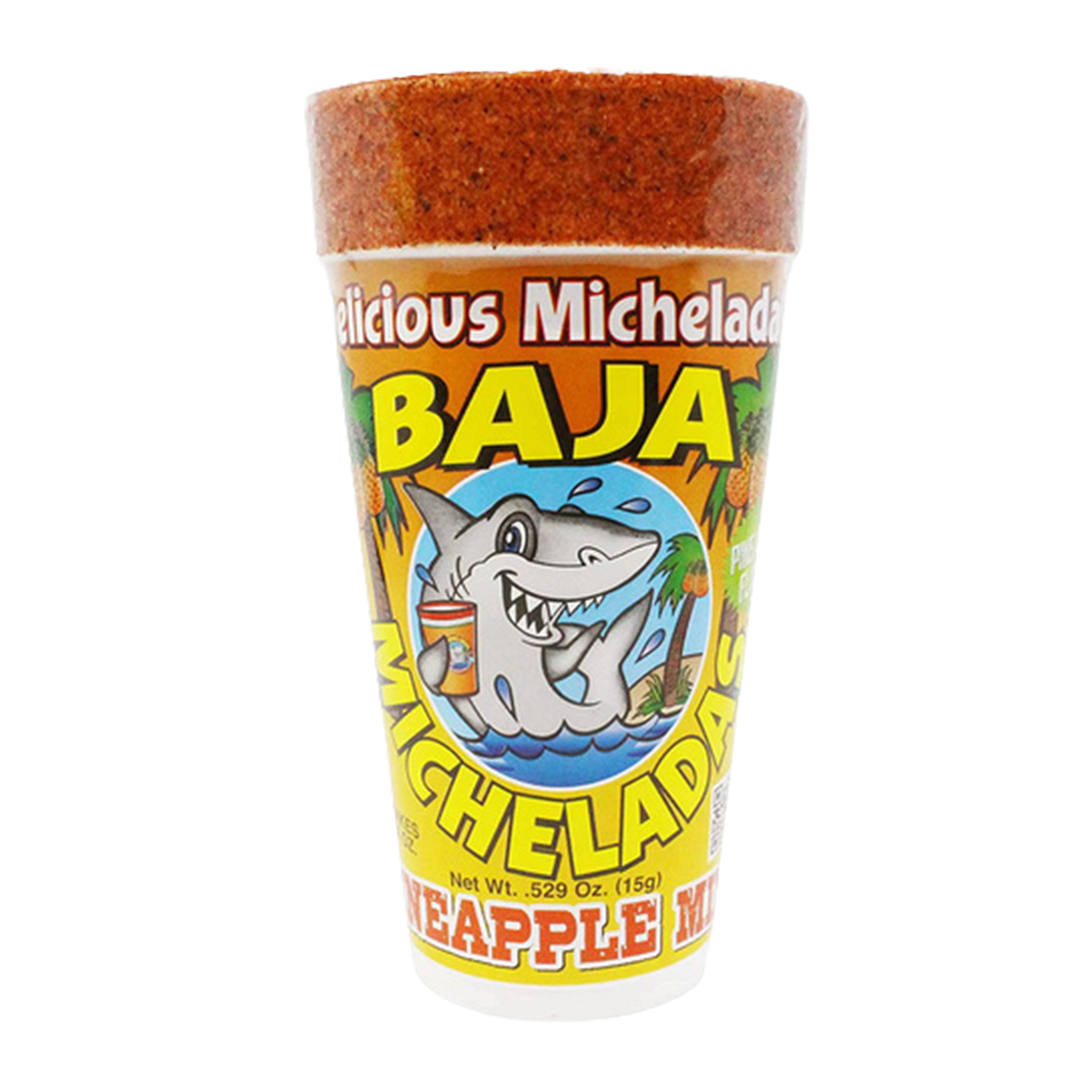 BAJA MICHELADA PINEAPPLE MIX FOAM CUP (Pack Of 1)