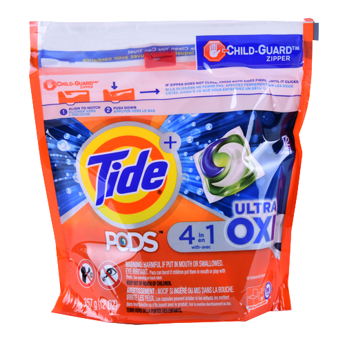 Tide Pods Ultra Oxi Liquid 12 Ct (Pack Of 1)