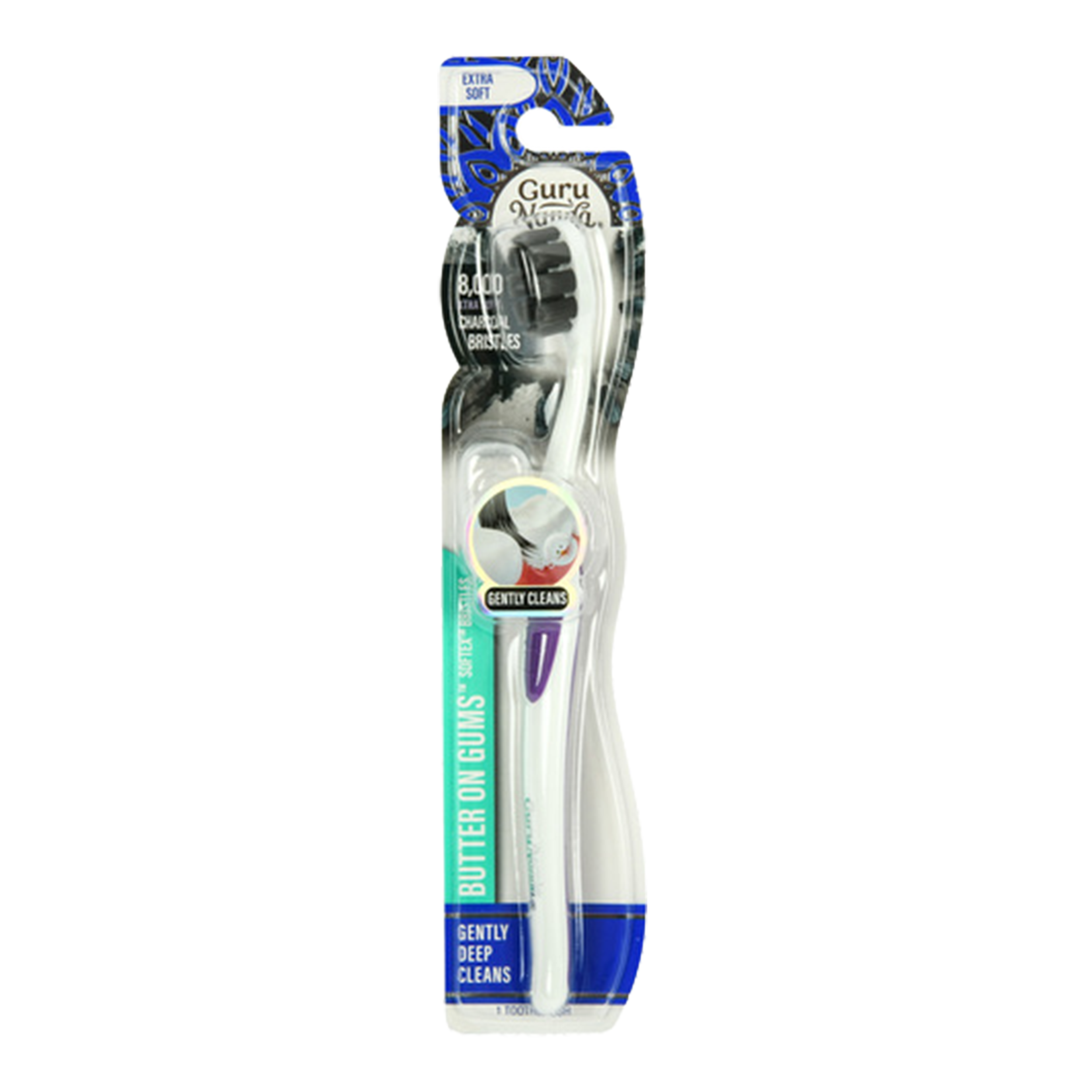GURUNANDA CHARCOAL TOOTHBRUSH EXTRA SOFT (Pack Of 1)