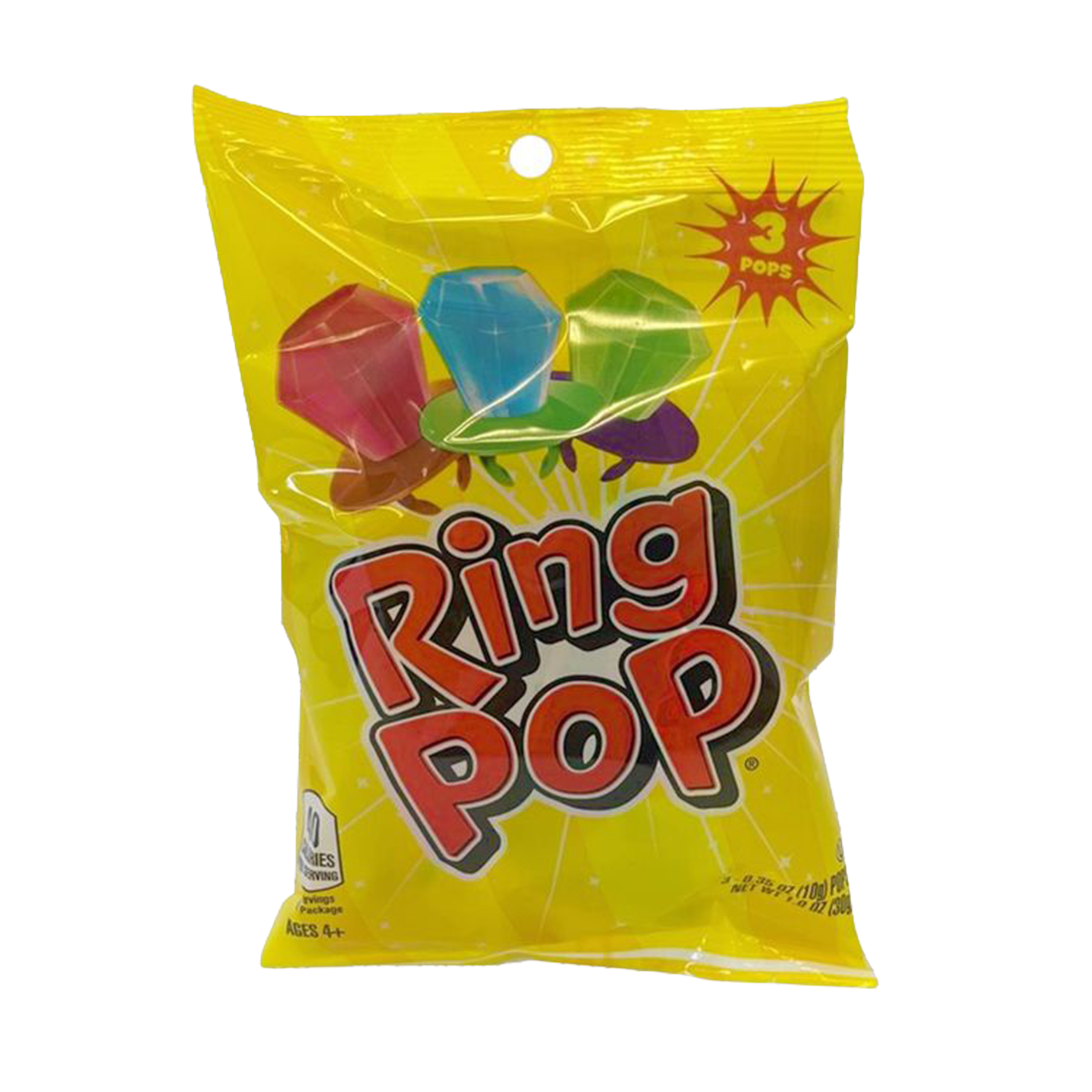 RING POP 3CT 1 OZ (Pack Of 1)