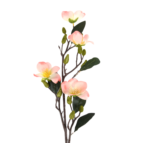 ARTIFICIAL FLOWER BRANCH 93CM W/PINK COLOR (12 PACK)