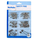 Nuvalu Safety Pins Mix 120Ct W/Blister (24 Pack)