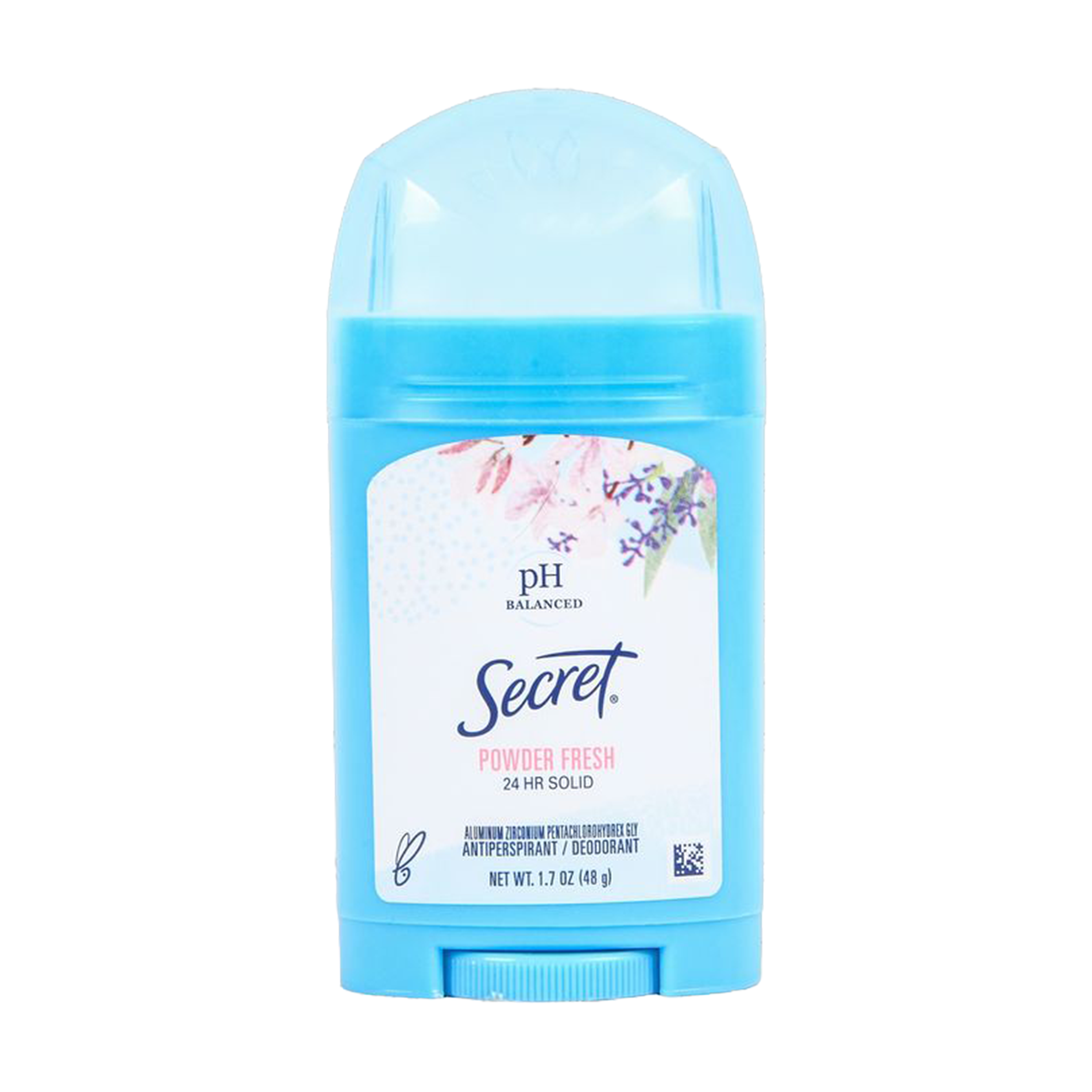 Secret powder fresh deodorant stick on a white background