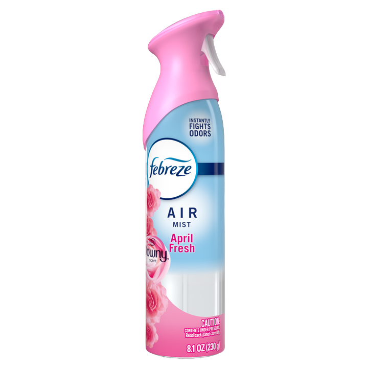 Febreze Air Freshener with Downy April Fresh Scent 8.1oz – Odor‑eliminating air mist spray