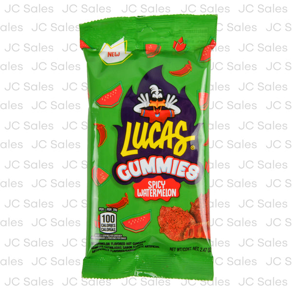 Lucas Spicy Gummies Watermelon 70 G (12 Pack)