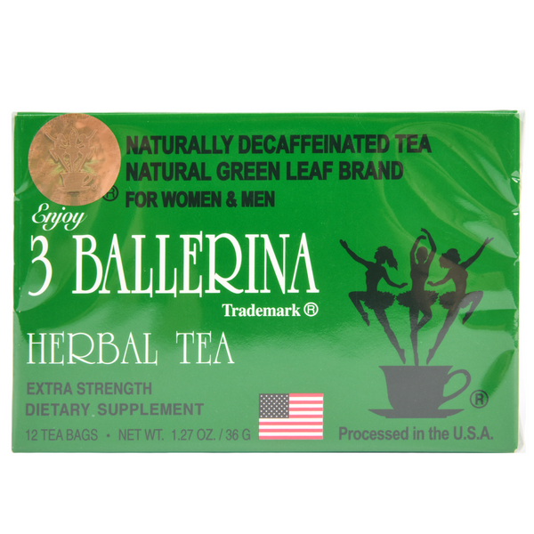 3 Ballerina Diet Tea 12ct (36 pack)