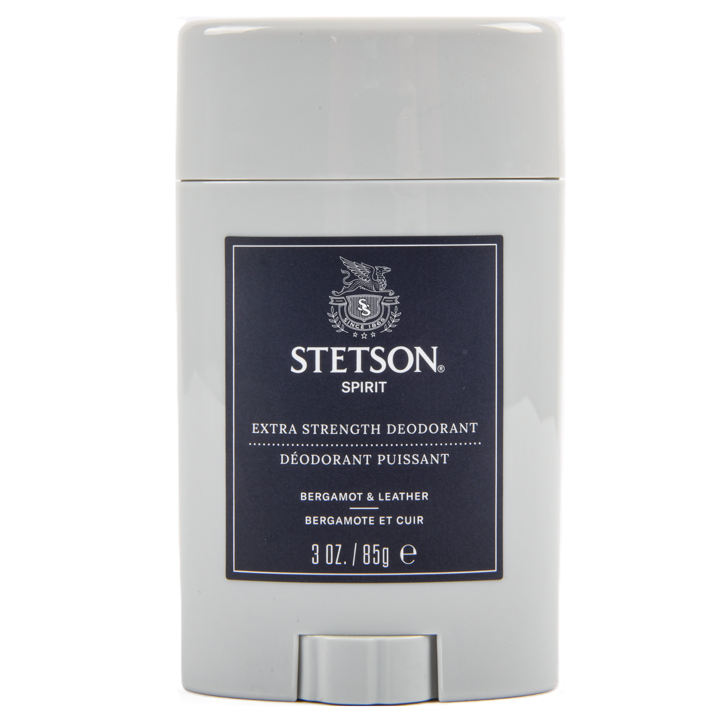 STETSON MEN DEODORANT BERGAMOT&LEATHER 3 OZ (12 Pack)