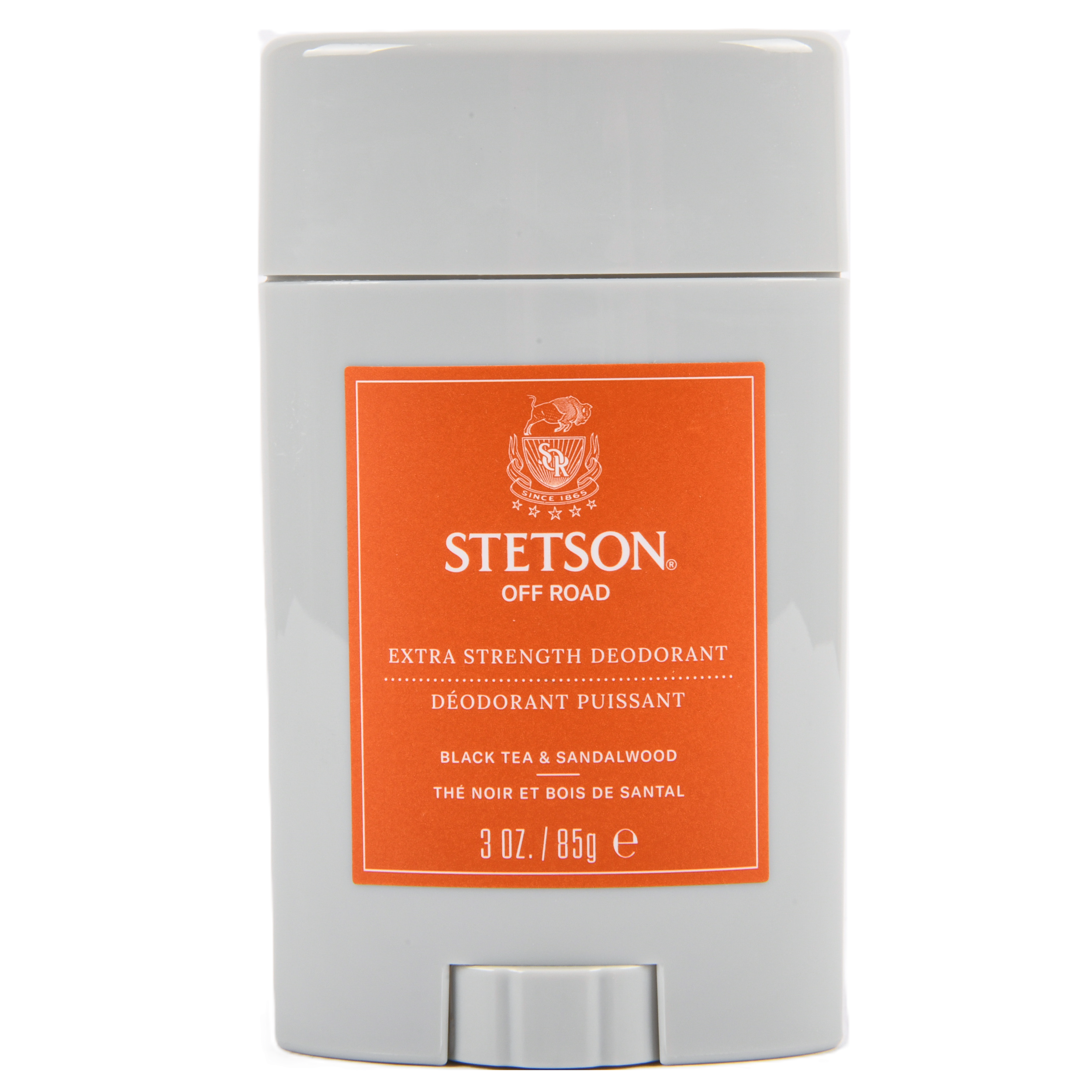 STETSON MEN DEODORANT BLK TEA & SANDALWD 3 OZ (12 Pack)