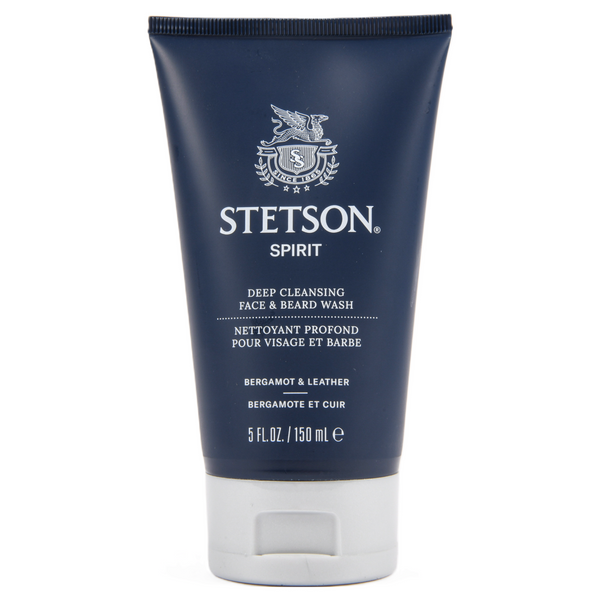 STETSON MEN FACE & BEARD WASH BERGAMOT&LEATHER 5 OZ (12 Pack)
