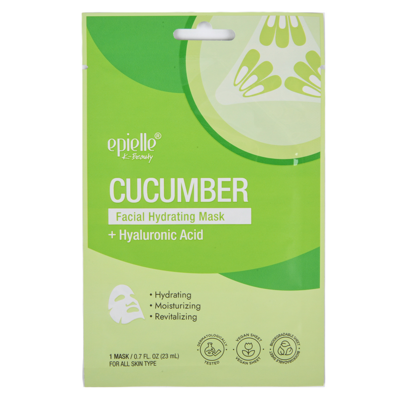 EPIELLE FACIAL MASK CUCUMBER+HYALURONIC 1 CT (10 Pack)