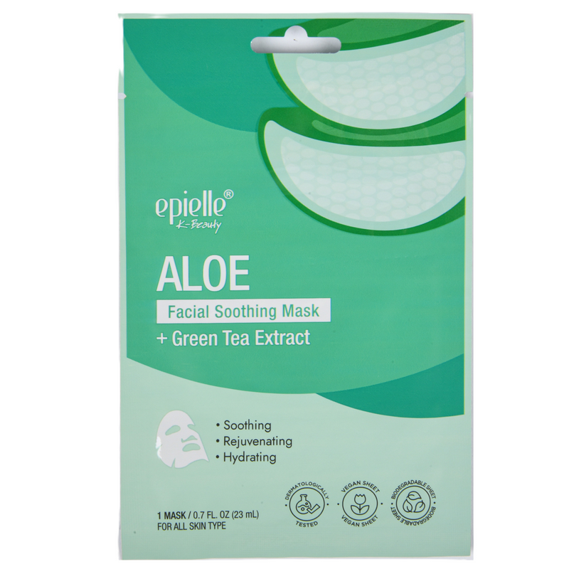 EPIELLE FACIAL MASK ALOE + GREEN TEA 1 CT (10 Pack)