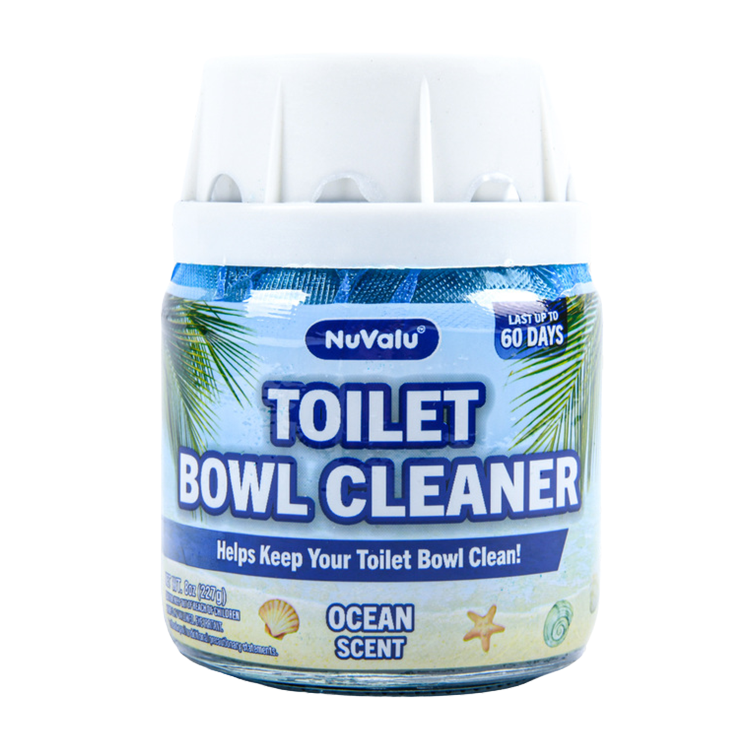 NUVALU TOILET BOWL CLEANER OCEAN SCENT 8 OZ (Pack Of 24)