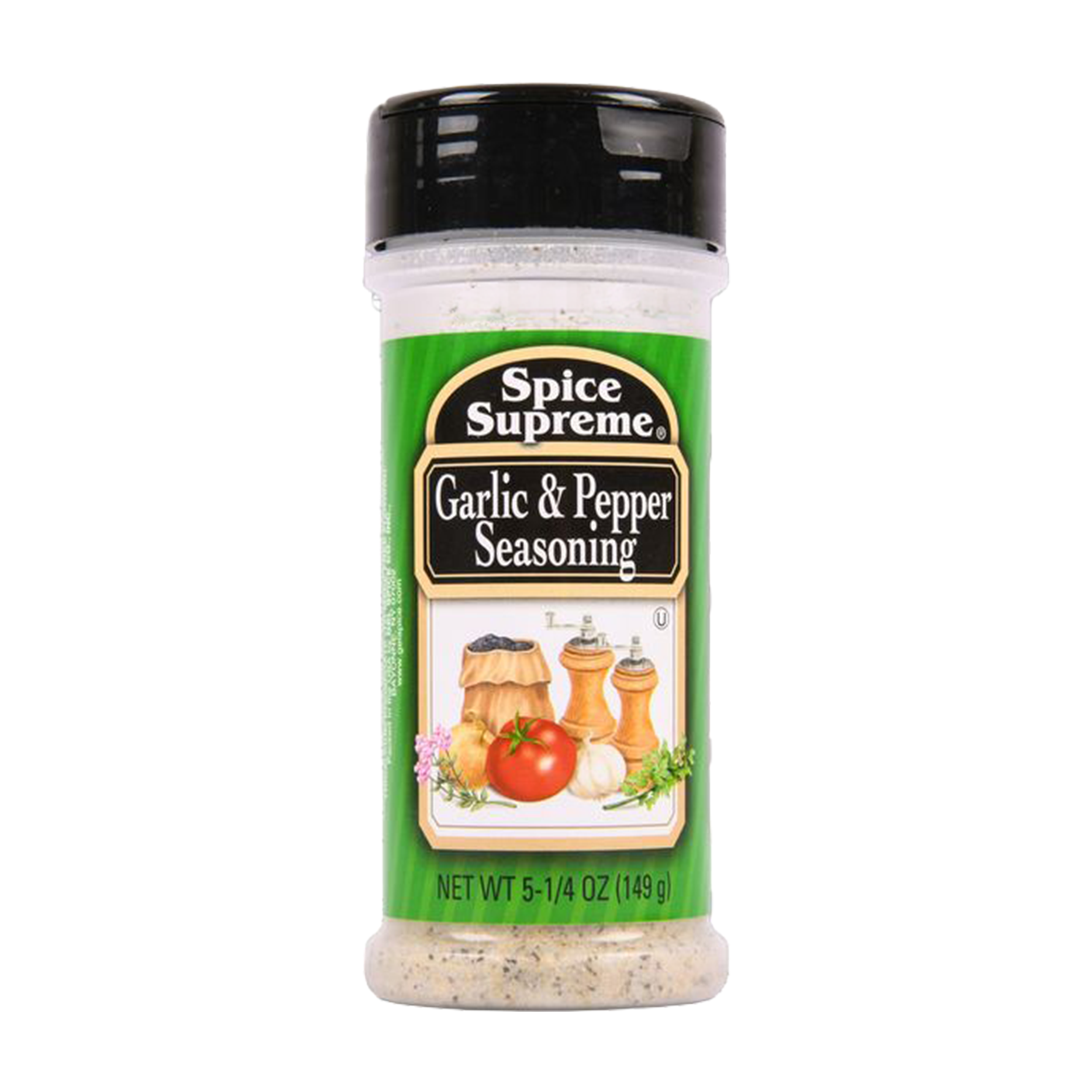 Spice Supreme Garlic & Pepper Seasoning 12 / 5.25 Oz (Pack Of 1)