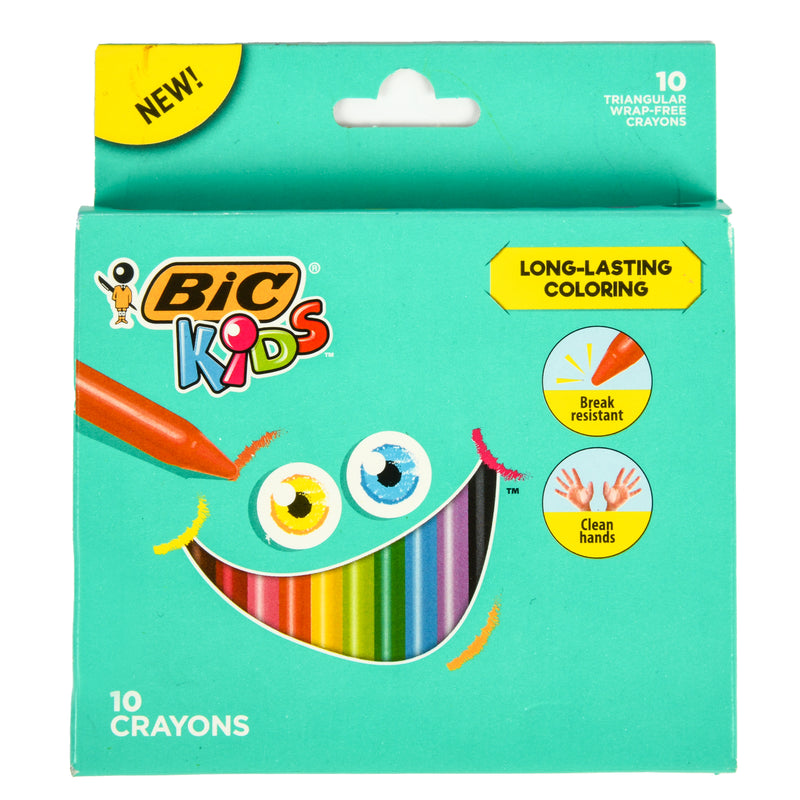 BIC KIDS CRAYON ASST 10 CT(36 PACK)