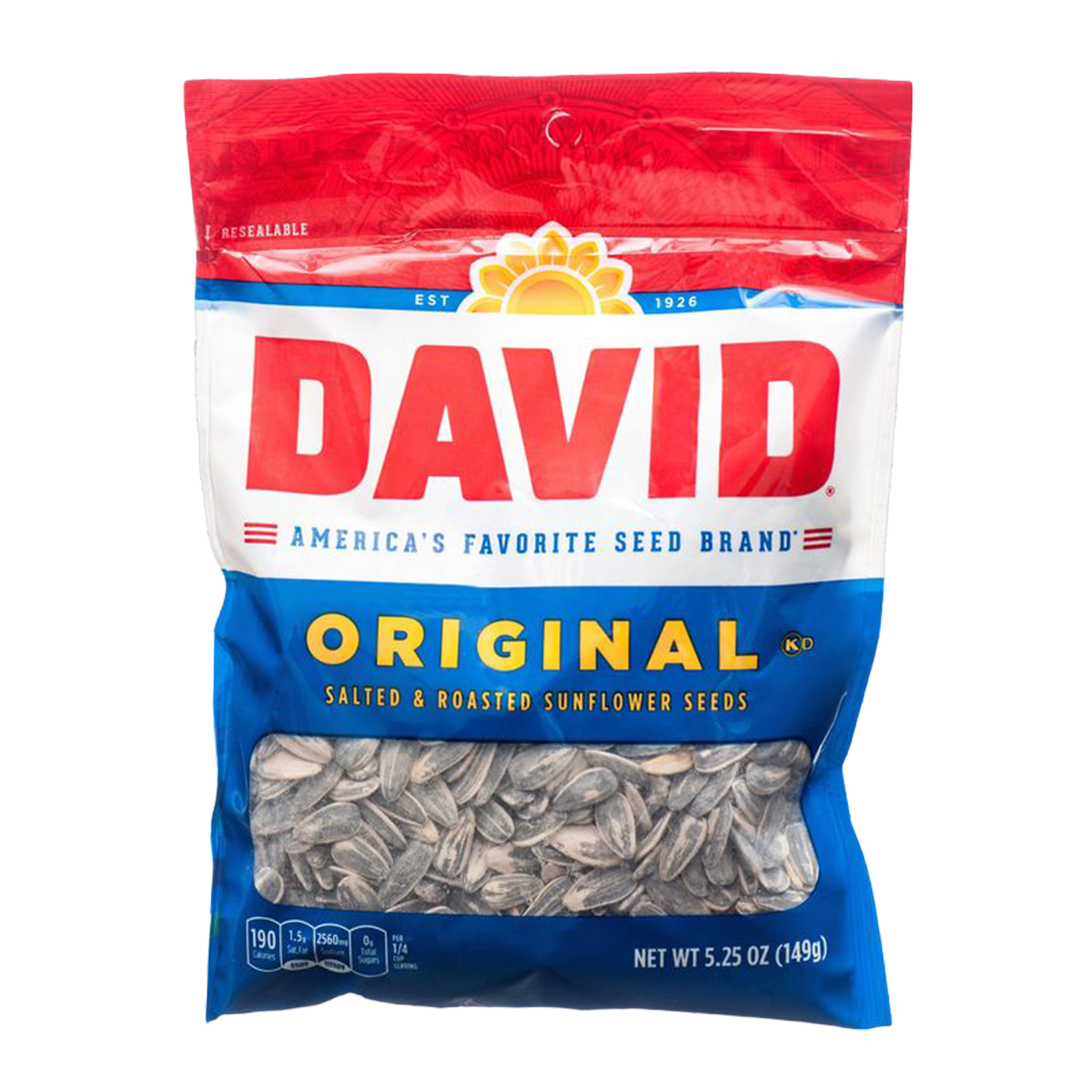DAVID SUNFLOWER SEEDS 5.25 OZ ORIGINAL (Pack Of 1)