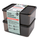 PLASTIC FOOD CONTAINER SOFT 1000ML 2PCS (12 Pack)