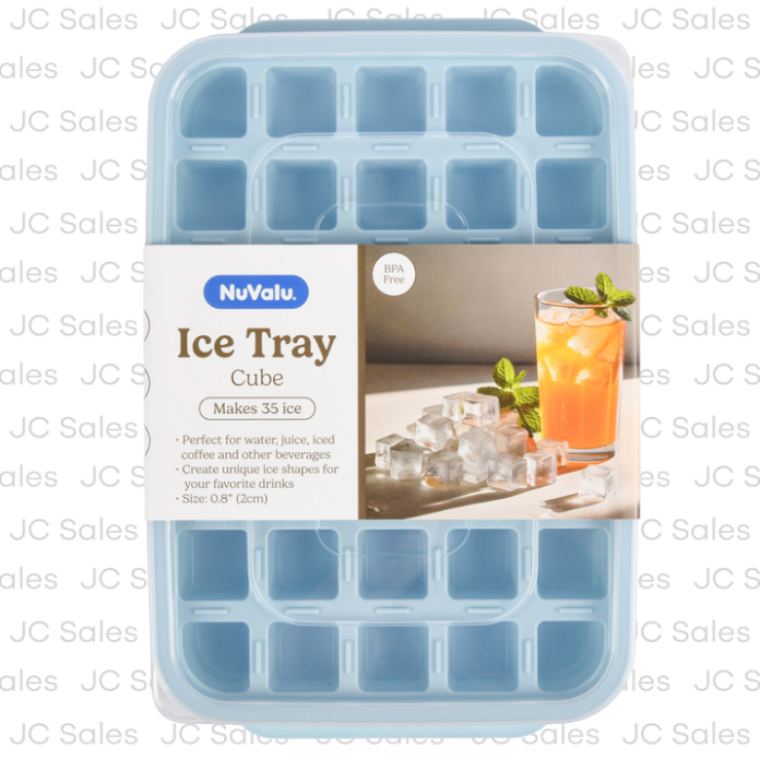 NUVALU ICE TRAY CUBE 35CT 0.8" (12 Pack)