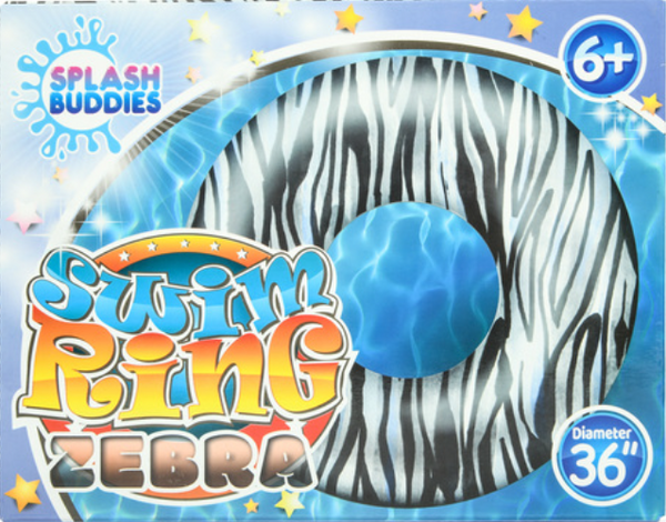 Swim Ring Zebra (12 Pack)