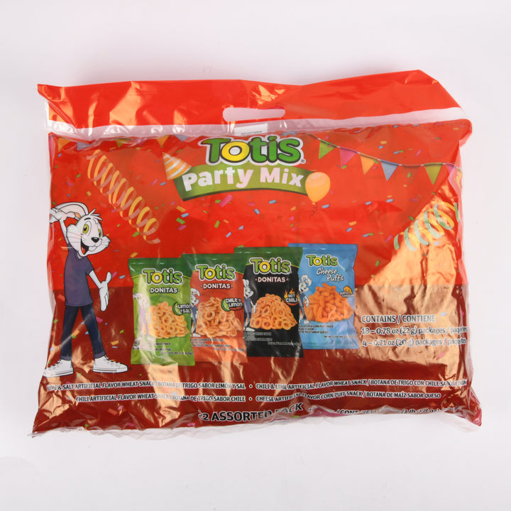TOTIS SNACKS 22CT ASSORTED PARTY MIX(1 Count)