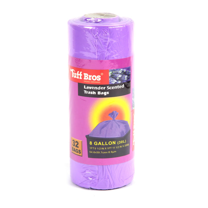 TRASH BAG 8GAL 32CT ASST CLRS & SCENTS(1 Count)