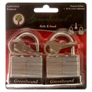 PADLOCK 40MM 2PK LAMINATED